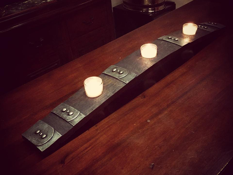 Candle stave with metal -$50 - all candle staves have different candle sizes and amounts options